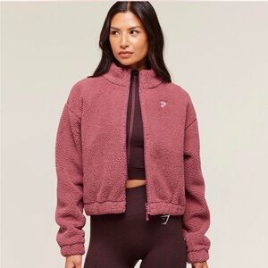 Gymshark Pink Fleece Jacket